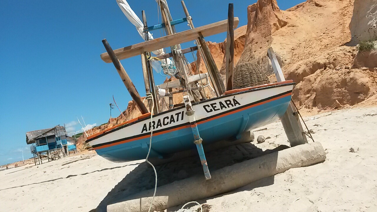 bateau sur une plage Brésil